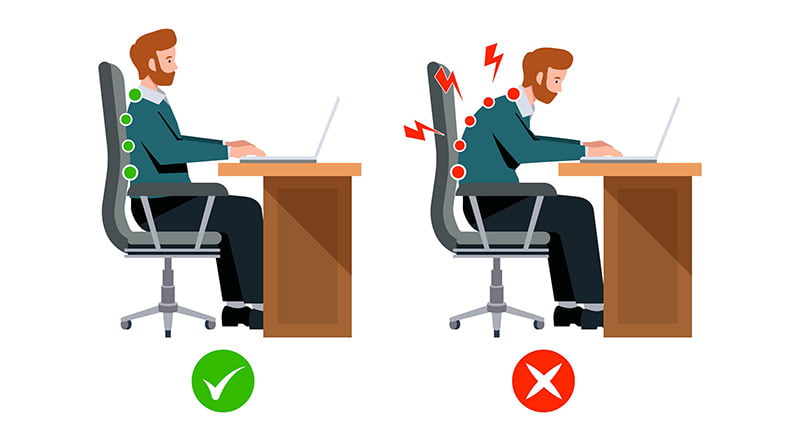 Correct Posture Using Laptop